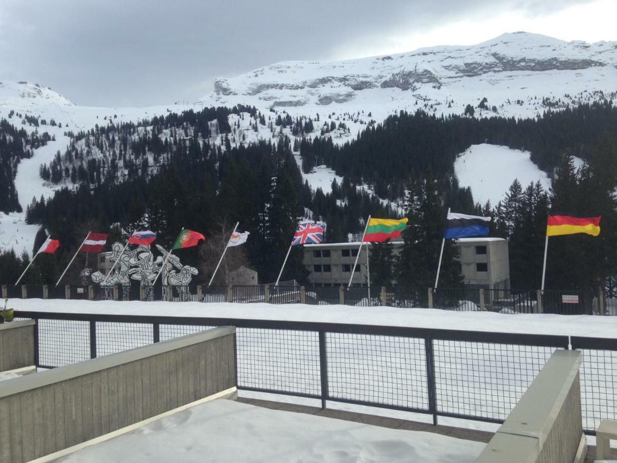 Flaine Forum Cassiopée avec terrasse i1 Extérieur photo